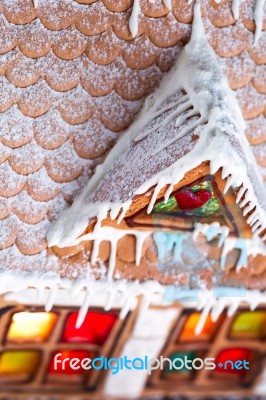 Gingerbread House Stock Photo