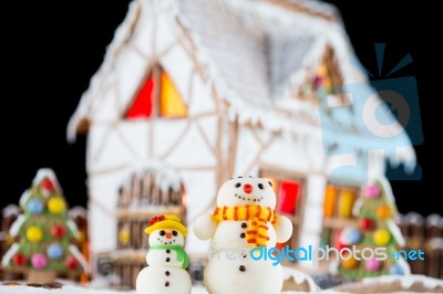 Gingerbread House Stock Photo