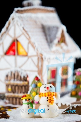 Gingerbread House Stock Photo