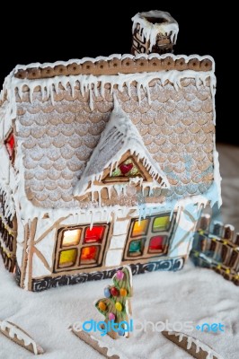 Gingerbread House Stock Photo