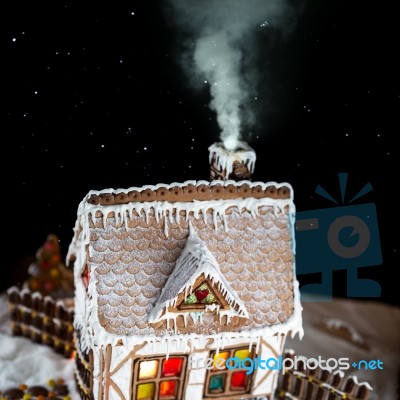 Gingerbread House Stock Photo