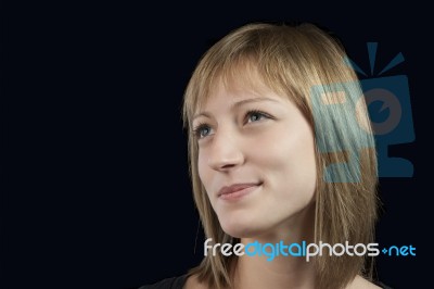 Girl With A Pretty Smile Stock Photo