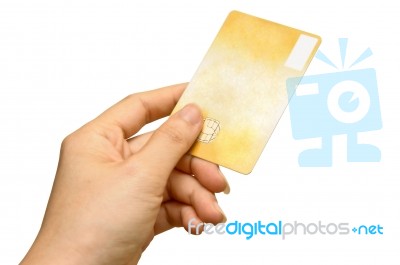 Give My Credit Card Stock Photo