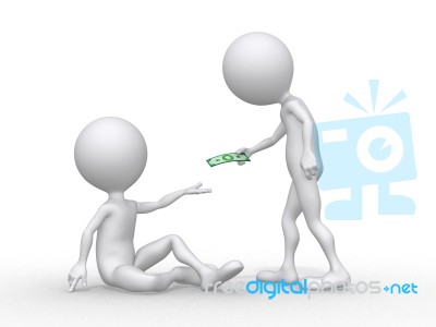 Giving To The Poor Stock Image - Royalty Free Image ID 10057545