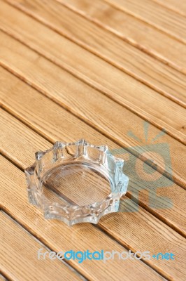 Glass Ashtray Stock Photo