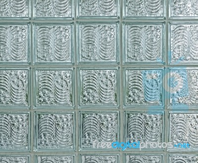 Glass Block Background Stock Photo