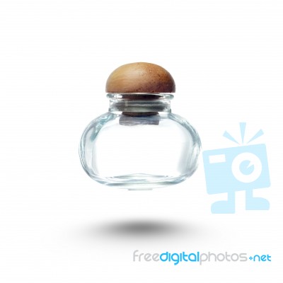 Glass Bottle Stock Photo