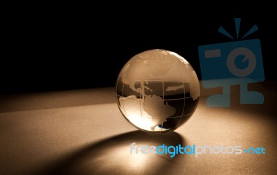 Glass Globe Stock Photo