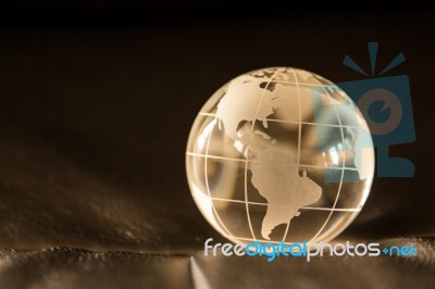 Glass Globe Stock Photo