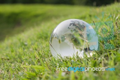 Glass Globe Stock Photo