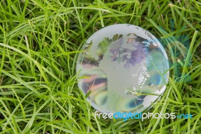 Glass Globe Stock Photo