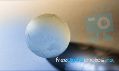 Glass Globe Stock Photo