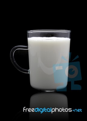 Glass Of Milk Stock Photo