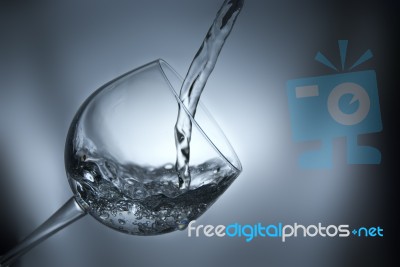 Glass Water Stock Photo