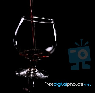 Glass With Juice Stock Photo