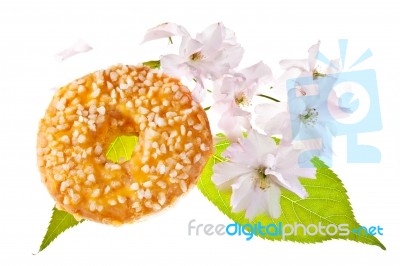 Glazed Donut Stock Photo