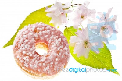 Glazed Donut Stock Photo