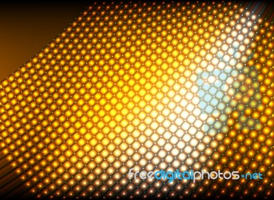 Glitter Lighting Golden Abstract Background Stock Image