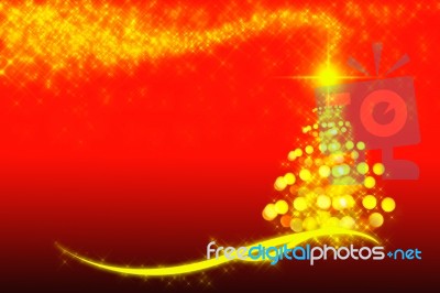 Glittery Christmas Background Stock Image