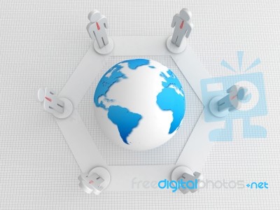 Global Business Stock Image