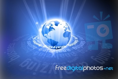 Global Business Concept Stock Image