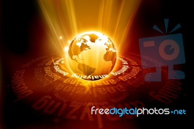 Global Business Concept Stock Image