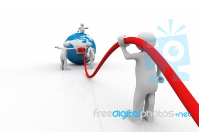 Global Communication Stock Image