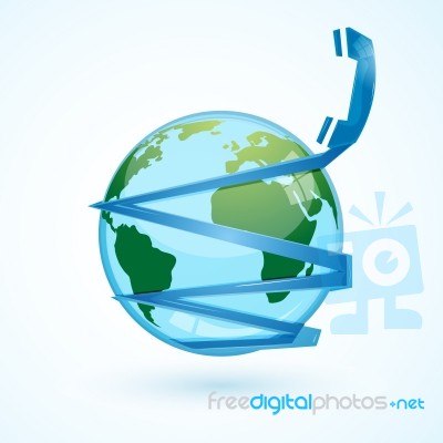 Global Communication Stock Image