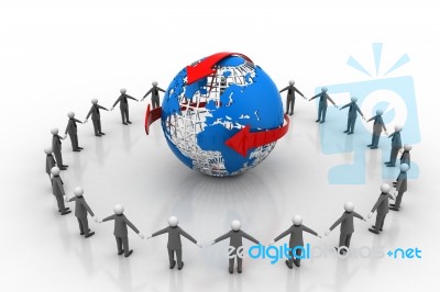 Global Communication Concept Stock Image