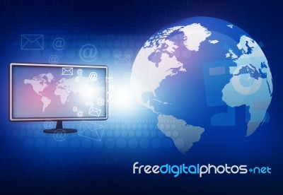 Global Communication Concept Stock Image