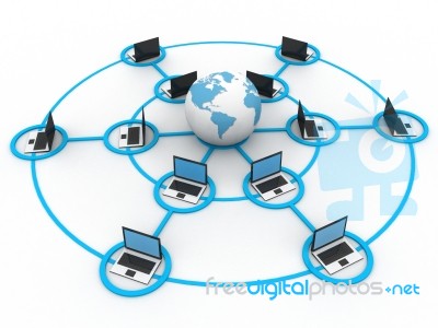 global computer network logo