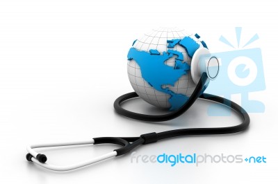 Global Healthcare Concept Stock Image