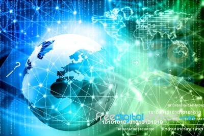 Global Internet Concept Stock Image