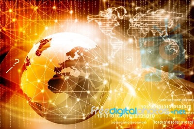 Global Internet Concept Stock Image