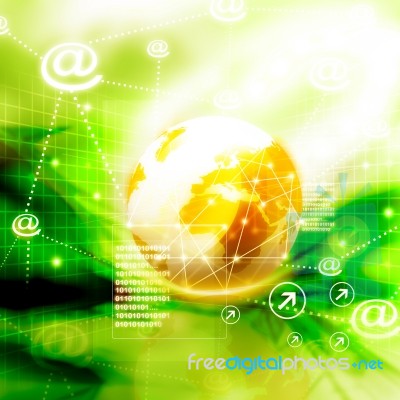 Global Internet Concept Stock Image