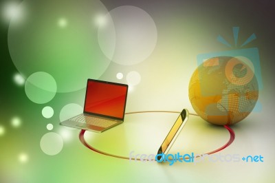 Global Network And Internet Communication Concept Stock Image