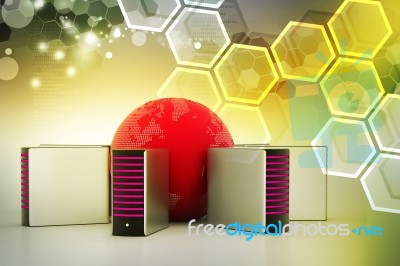 Global Networking Concept Stock Image