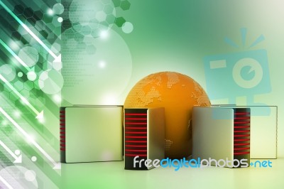 Global Networking Concept Stock Image