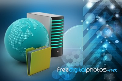 Global Networking Concept Stock Image