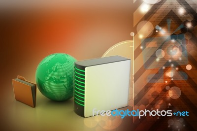 Global Networking Concept Stock Image