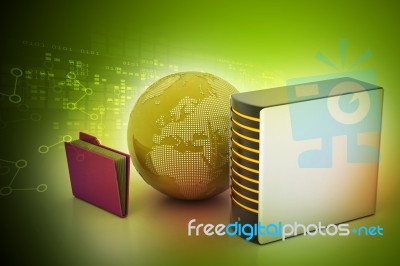 Global Networking Concept Stock Image