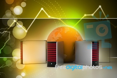 Global Networking Concept Stock Image