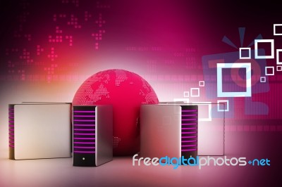 Global Networking Concept Stock Image