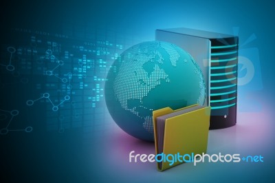 Global Networking Concept Stock Image