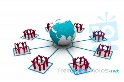 Global Partnership Stock Image