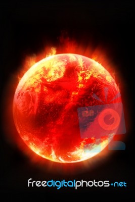 Global Warming  Stock Image