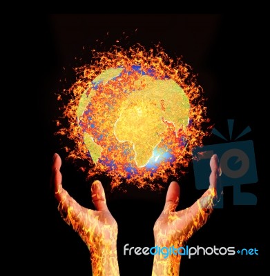 Global Warming Concept Stock Image