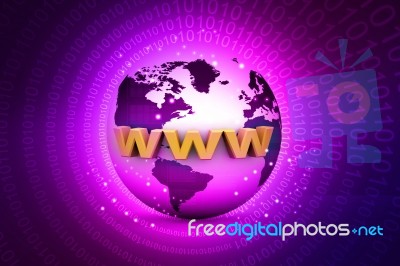 Globe Internet Concept Stock Image