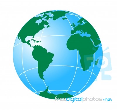 Globe Retro Stock Image