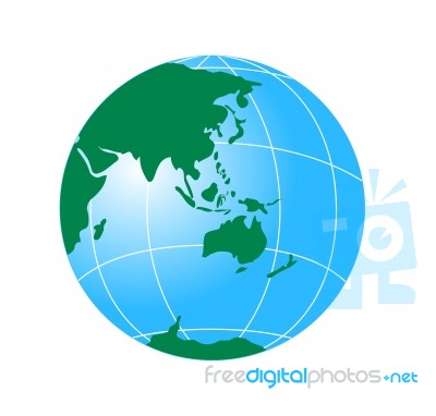 Globe Retro Stock Image